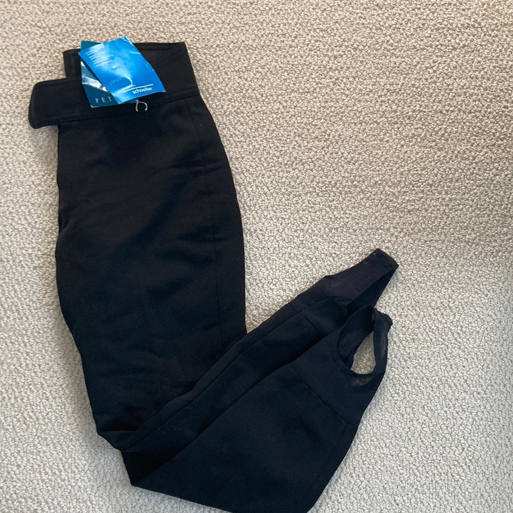 NWT Schoeller Ski Pants Black Size 6 Petite Vintage